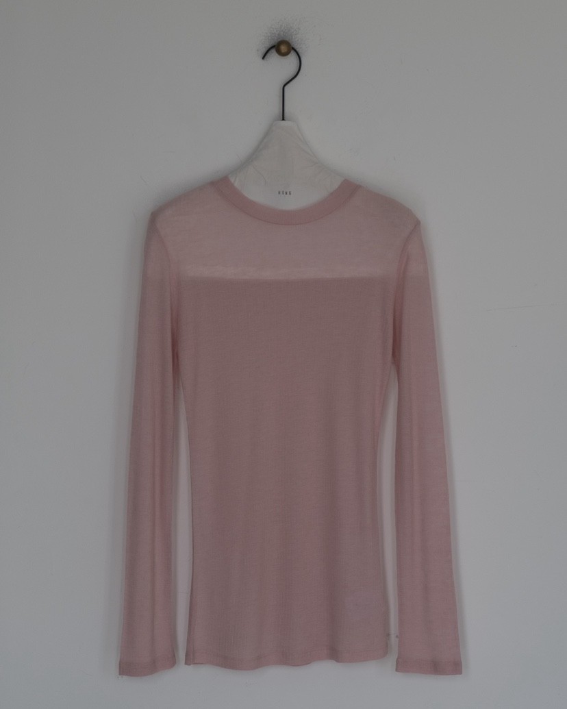 HONG-P韓國東大門代購女士新品職業時尚26春夏長袖T恤羊絨HONG-P長袖T恤