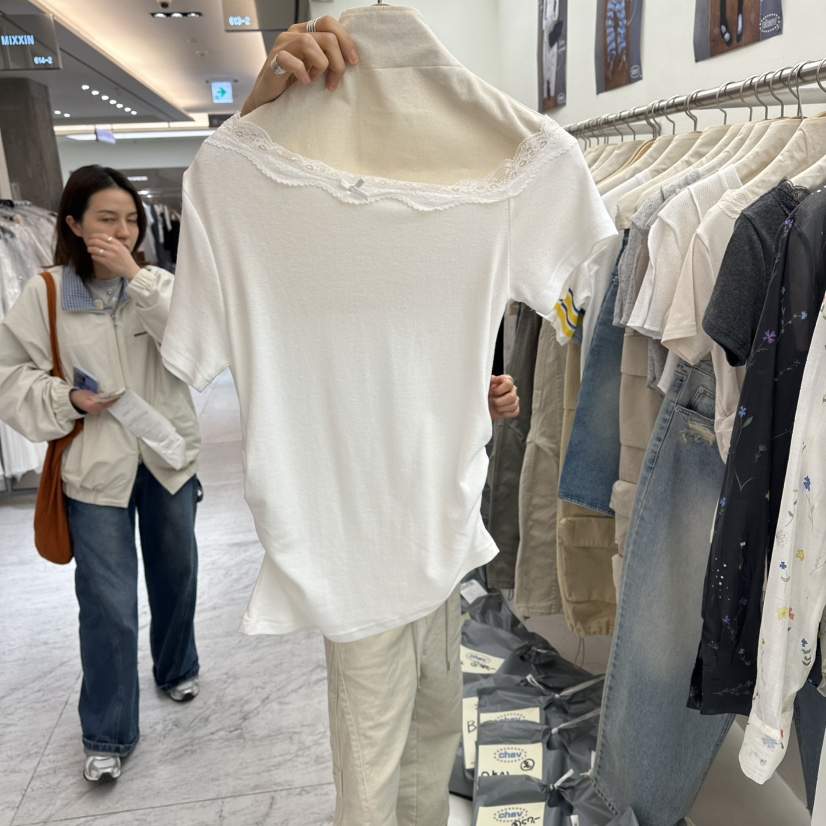 CHAV韓國直郵實拍女士新品休閑時尚人氣推薦熱賣26春夏T恤兔子CHAVT恤