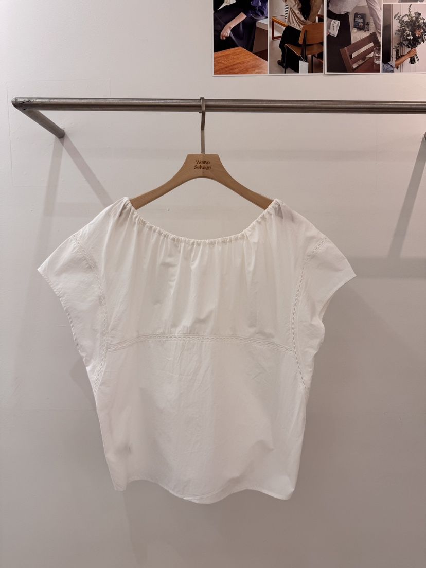 WEAUE SELVAGE韓國代購女士新款職業熱賣時尚襯衫蕾絲衫Weave Selvage襯衫/蕾絲衫