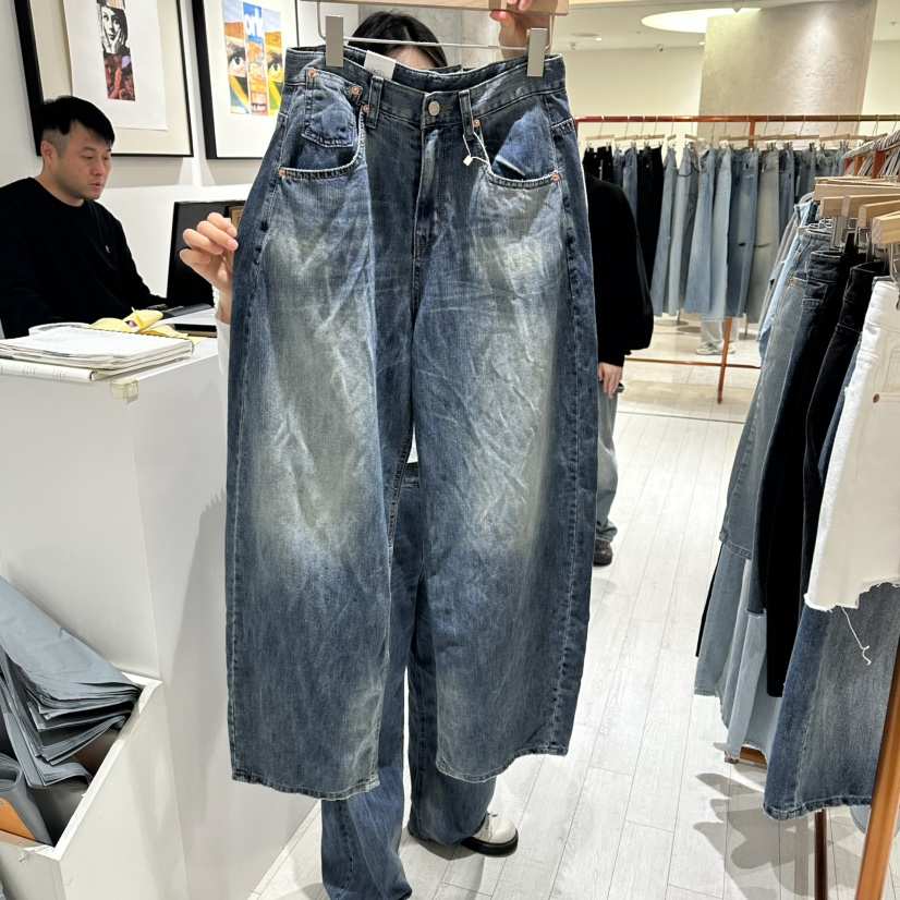 GRAYMELLOW韓國東大門代購女士新品熱賣26春夏推薦牛仔褲GRAYMELLOW牛仔褲