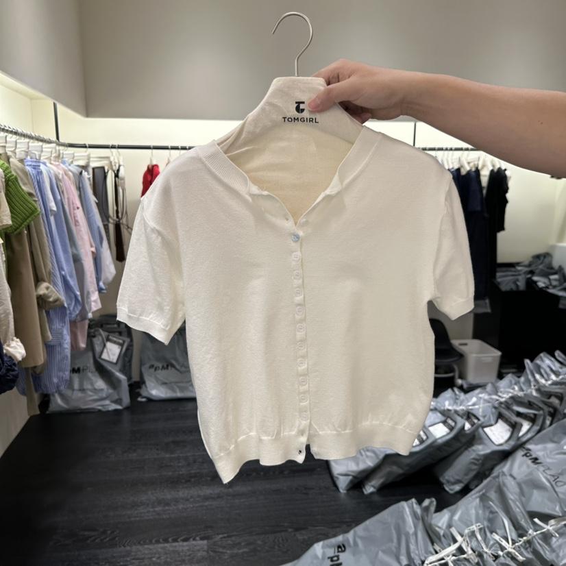 TOMGIRL韓國東大門代購女裝新款職業26春夏休閑人氣針織衫TOMGIRL針織衫