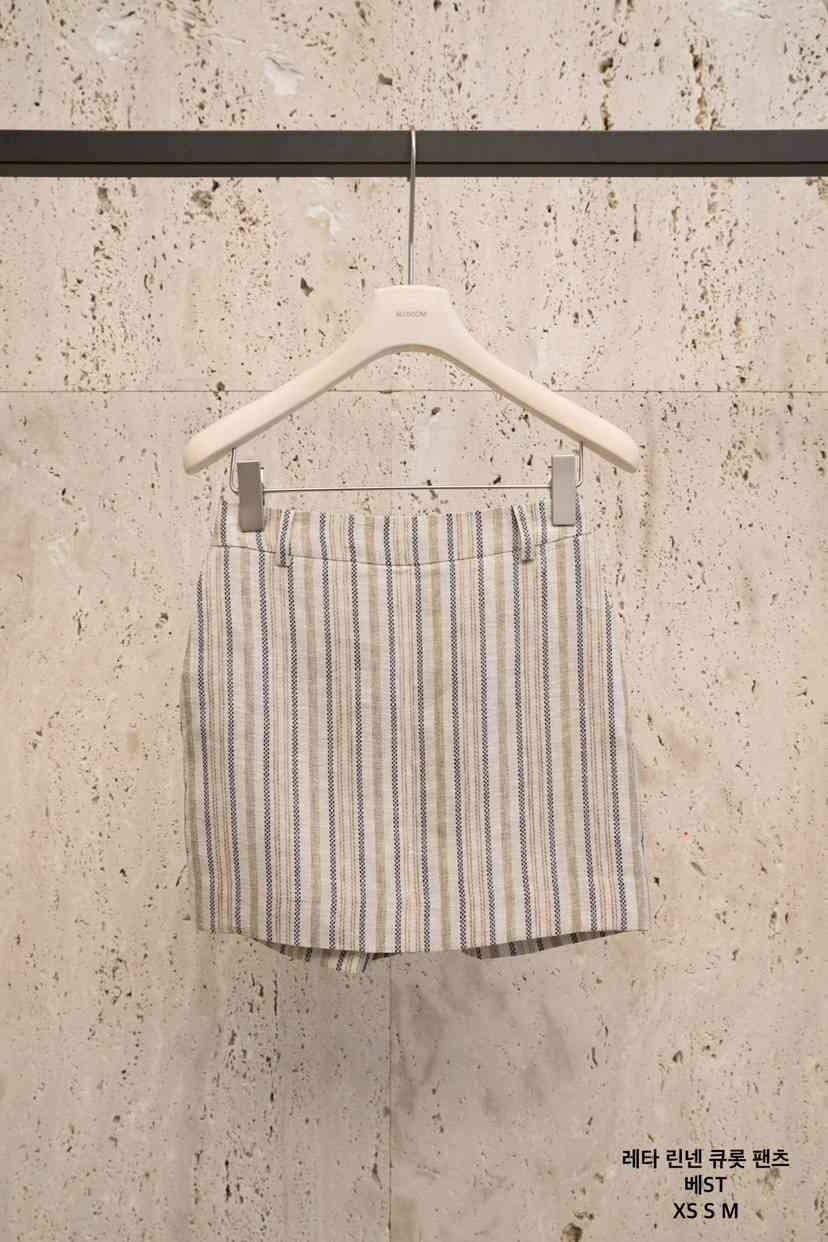 BLOSSOM韓國東大門代購女士新款職業26春夏裙褲闊腿褲亞麻BLOSSOM裙褲