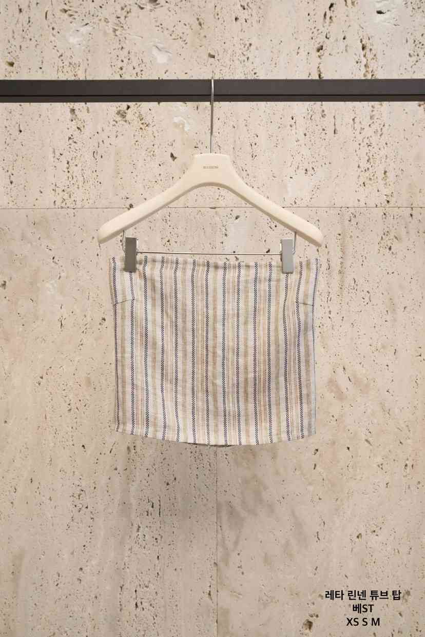 BLOSSOM韓國東大門直郵女士新款26春夏時尚職業吊帶背心亞麻BLOSSOM吊帶/背心