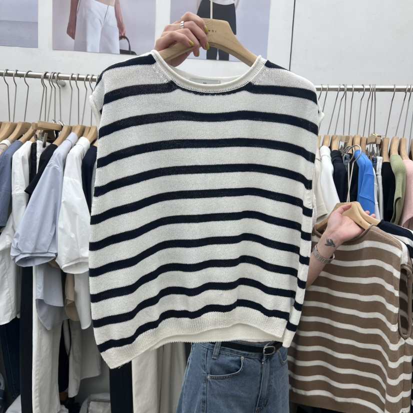 MOI-A韓國直郵實拍女裝新品人氣熱賣時尚職業休閑針織衫MOI-A針織衫