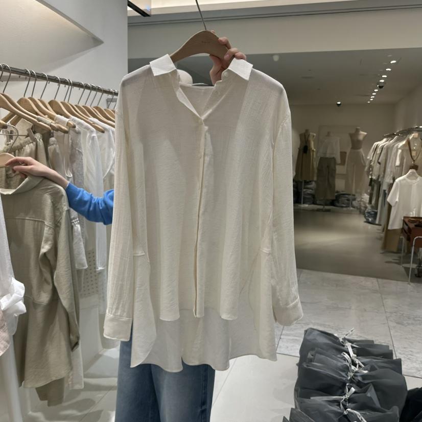 BLUEI-D/N SHARP韓國直郵女士新款休閑26春夏襯衫蕾絲衫Blue i-d/N SHARP襯衫/蕾絲衫