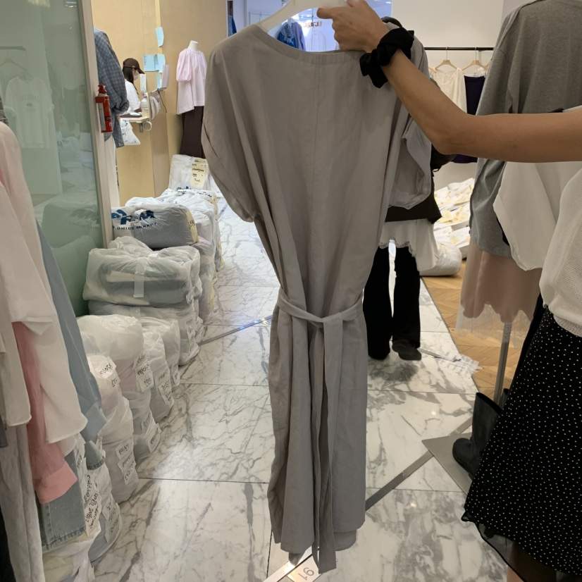 ALMOND韓國直郵實拍女士新品人氣職業推薦熱賣休閑連衣裙ALMOND連衣裙