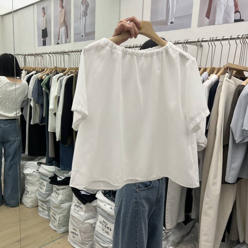 MOI-A韓國直郵女士新品時尚人氣職業休閑推薦襯衫蕾絲衫MOI-A襯衫/蕾絲衫