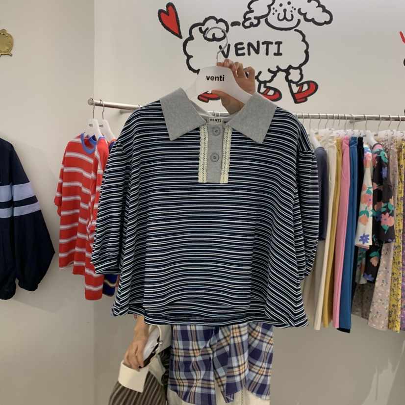VENTI韓國東大門直郵女士新款推薦人氣時尚26春夏休閑T恤VENTIT恤