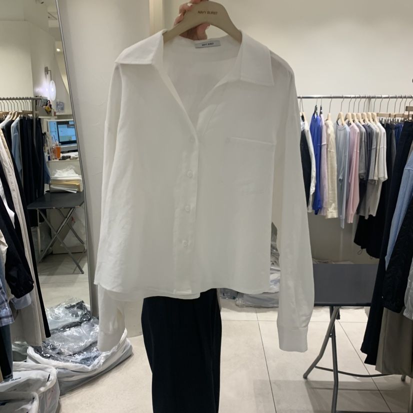 NAVYBURST韓國東大門直郵女士新款推薦職業人氣襯衫蕾絲衫NAVY BURST襯衫/蕾絲衫