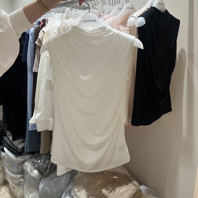 LOVE SOME韓國代購女士新款26春夏人氣推薦吊帶背心天絲LOVE SOME吊帶/背心