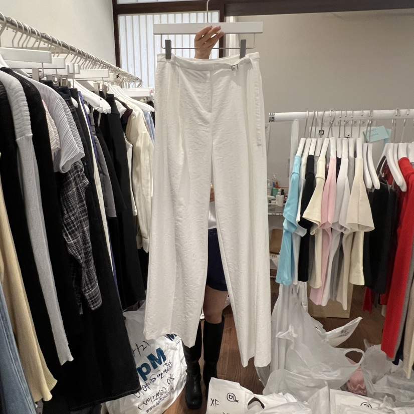 UNDERSTANDING韓國代購女士新款熱賣時尚26春夏休閑褲含腰帶UNDERSTANDING休閑褲