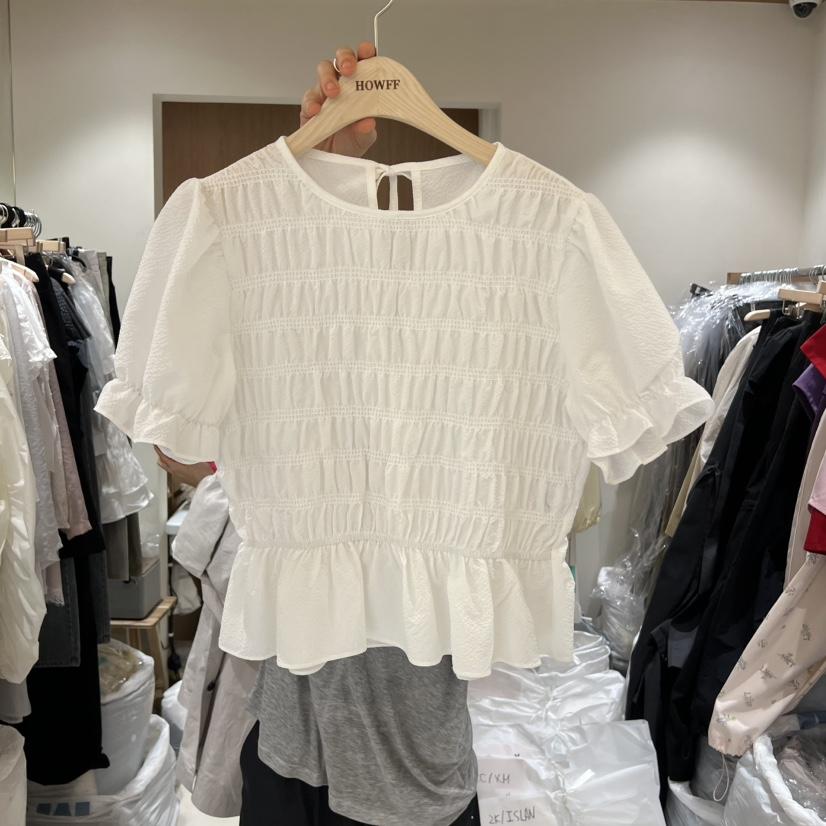 HOWFF韓國東大門直郵女士新品休閑時尚職業人氣襯衫蕾絲衫HOWFF襯衫/蕾絲衫