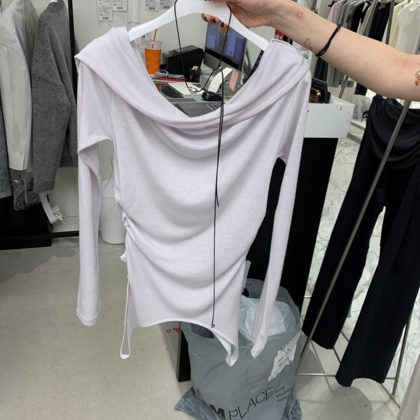 NUTPLAN韓國東大門直郵女裝新款26春夏推薦熱賣休閑長袖T恤NUTPLAN長袖T恤