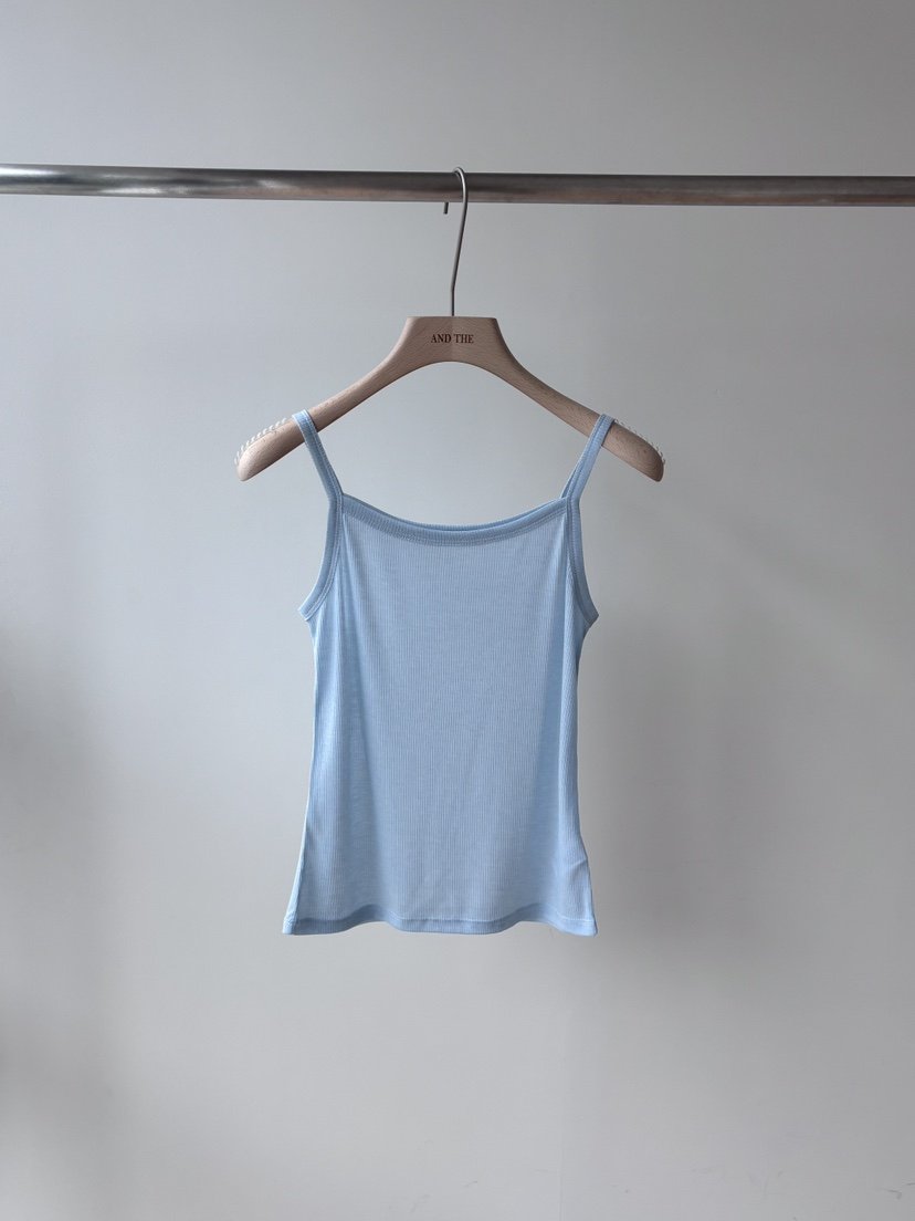 AND THE韓國直郵女裝新品職業人氣吊帶背心絲綢絲質羅紋AND THE吊帶/背心