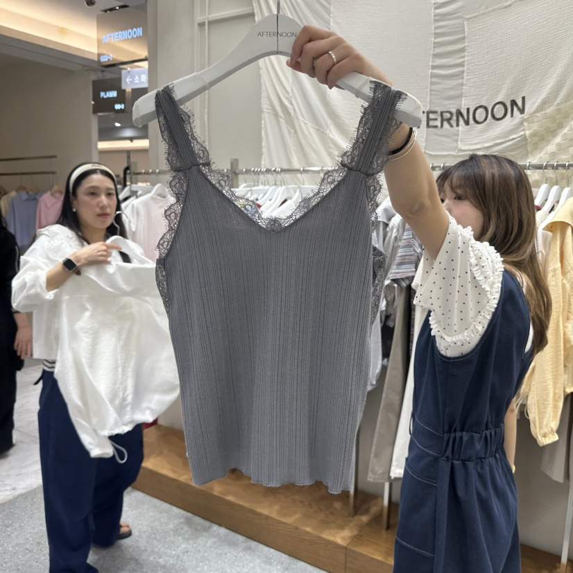 AFTERNOON韓國直郵女士新品人氣26春夏休閑職業熱賣吊帶背心AFTERNOON吊帶/背心