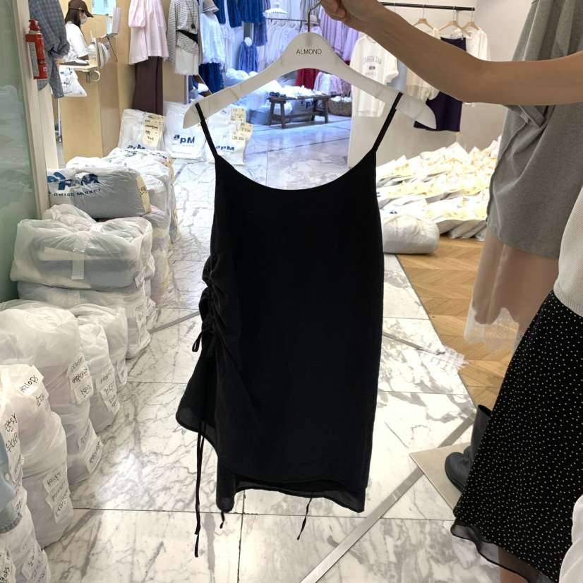 ALMOND韓國代購女士新款時尚熱賣推薦人氣職業26春夏吊帶背心ALMOND吊帶/背心