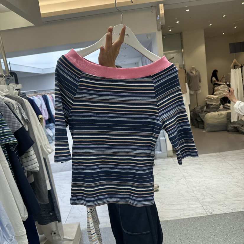 AFTERNOON韓國直郵實拍女士新款休閑人氣26春夏職業時尚T恤AFTERNOONT恤