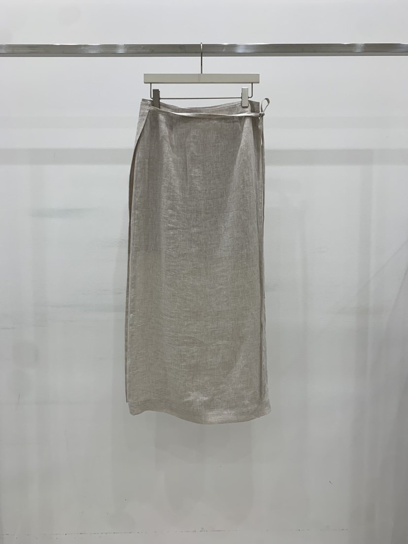 ARVE韓國東大門代購女裝新款時尚推薦26春夏休閑長裙亞麻布ARVE長裙