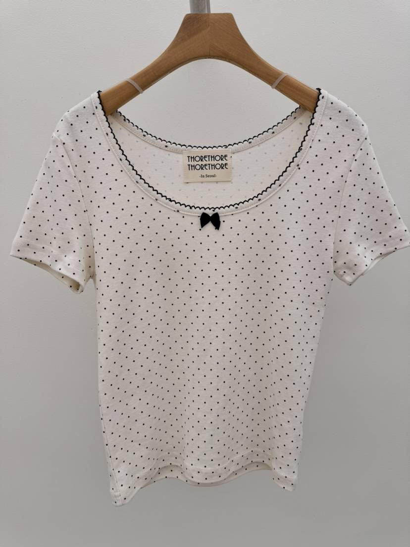 THORE韓國直郵實拍女士新品時尚26春夏推薦人氣熱賣職業T恤THORET恤