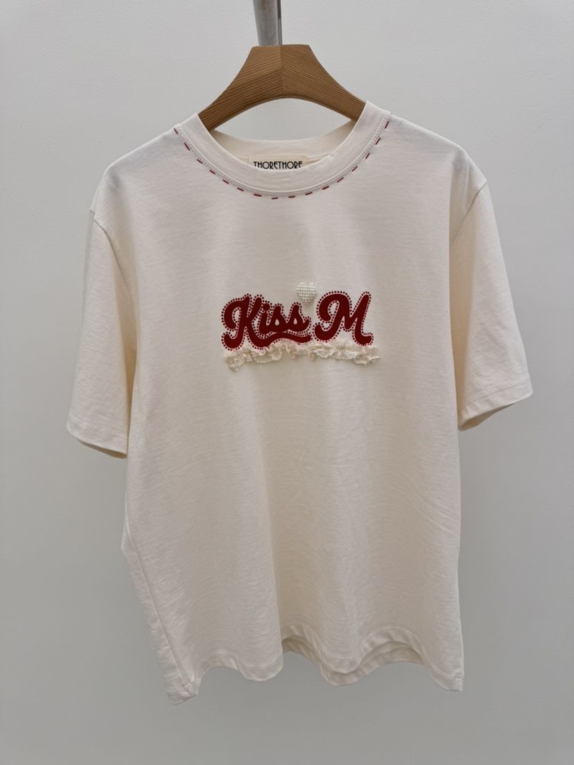 THORE韓國直郵女士新品休閑時尚人氣推薦熱賣職業26春夏T恤THORET恤