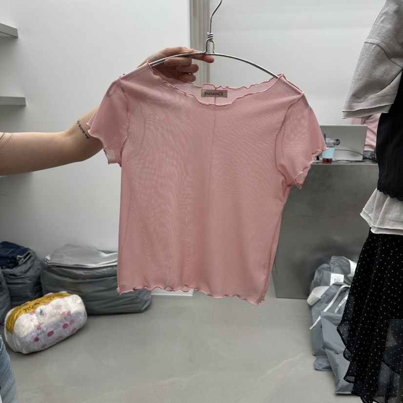 ENHANCE東大門代購女裝新品真品推薦職業休閑26春夏人氣T恤ENHANCE/HOPESMORET恤