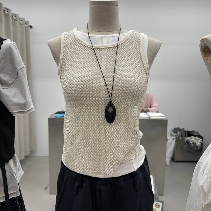 ENHANCE韓國直郵女士新品職業休閑人氣時尚吊帶背心不含內搭ENHANCE/HOPESMORE吊帶/背心