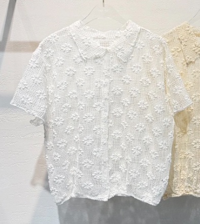 DENVER韓國直郵女士新款26春夏休閑推薦人氣熱賣襯衫蕾絲衫DENVER襯衫/蕾絲衫