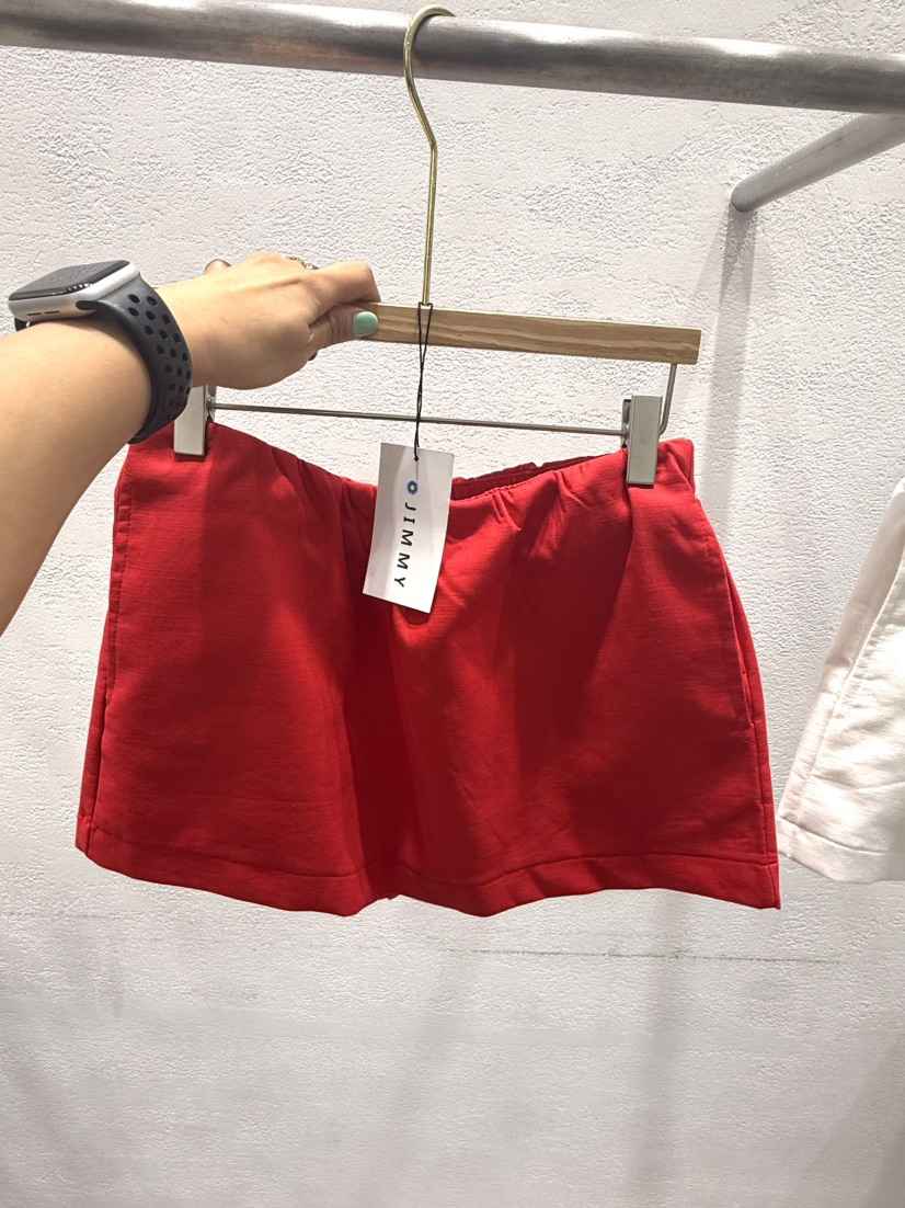 JIMMY韓國直郵實拍女裝新品熱賣時尚職業推薦人氣休閑短裙JIMMY/REMAKE短裙