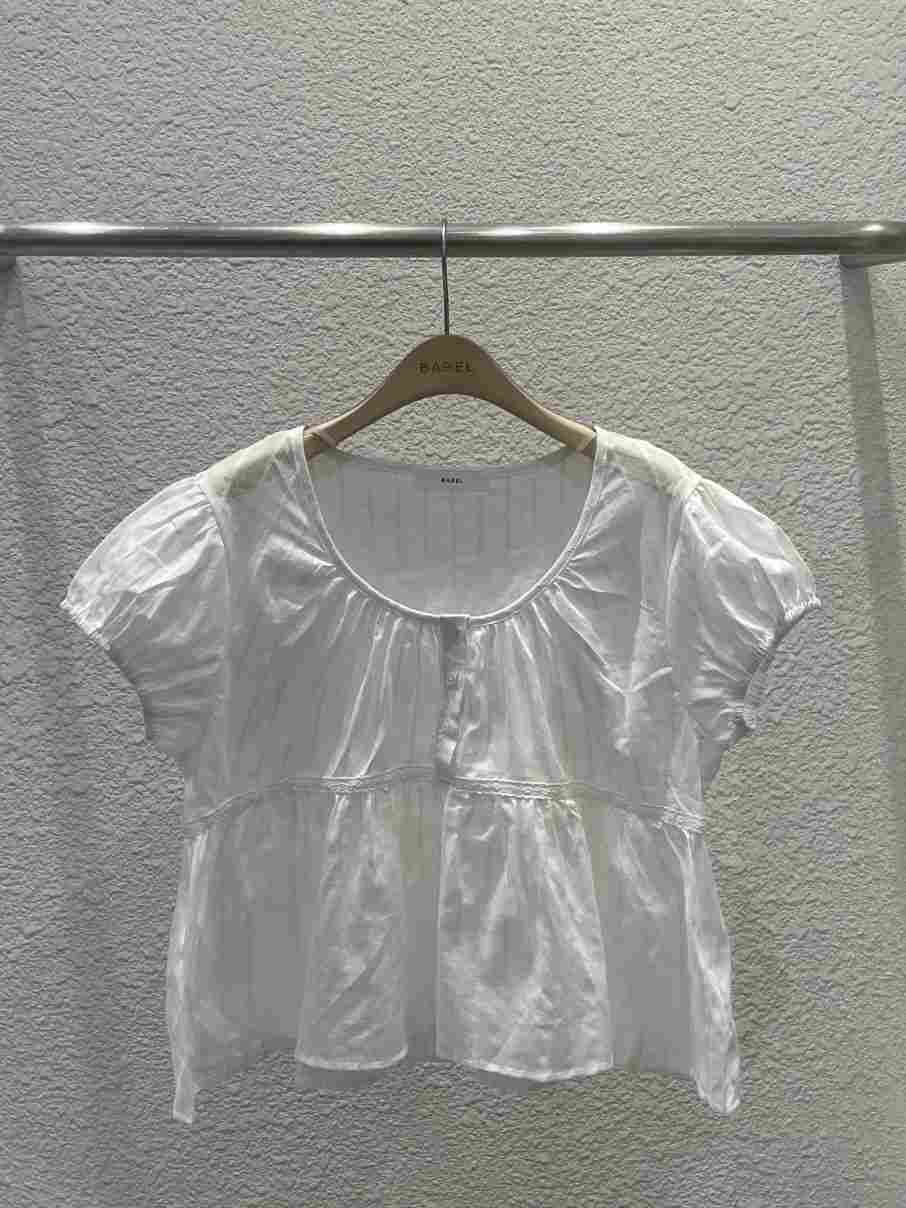 BABEL韓國東大門代購女裝新款推薦人氣休閑26春夏襯衫蕾絲衫BABEL襯衫/蕾絲衫