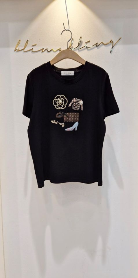 BLING BLING-S/RICO韓國直郵女裝新款休閑人氣熱賣T恤BLING BLING-S/RICOT恤