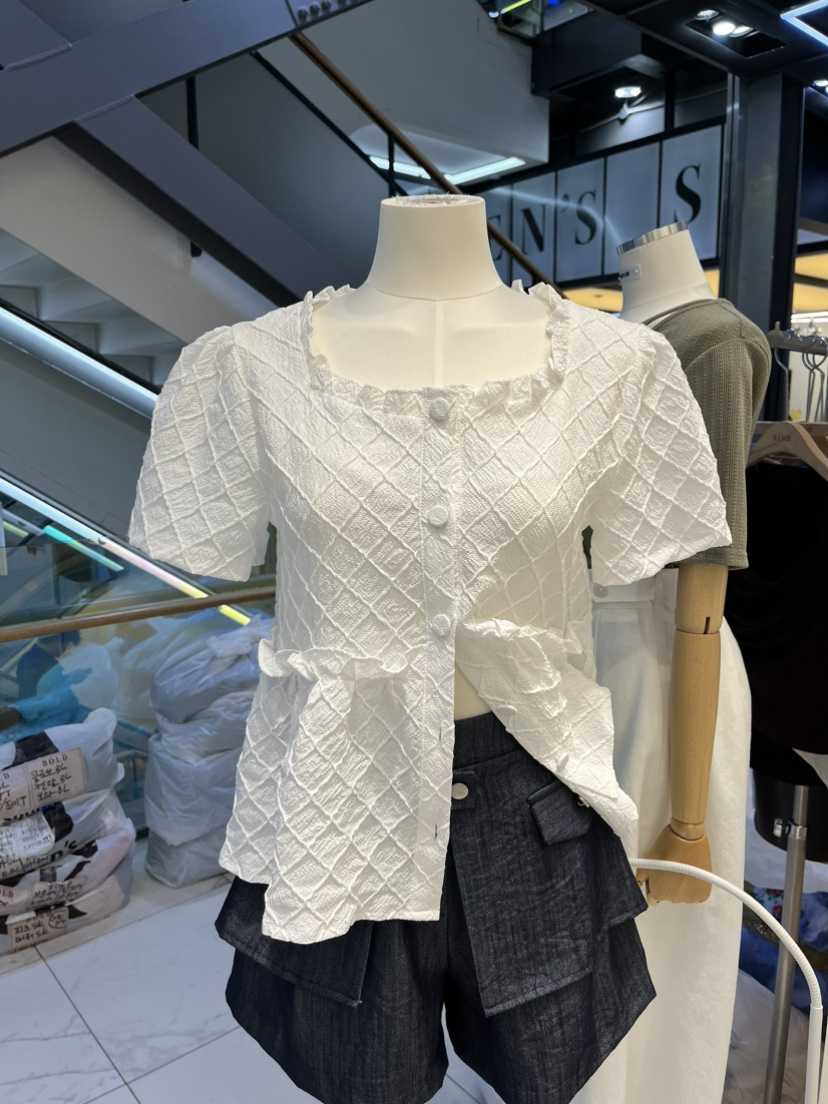 BOLD韓國東大門代購女士新款職業休閑26春夏人氣襯衫蕾絲衫BOLD襯衫/蕾絲衫