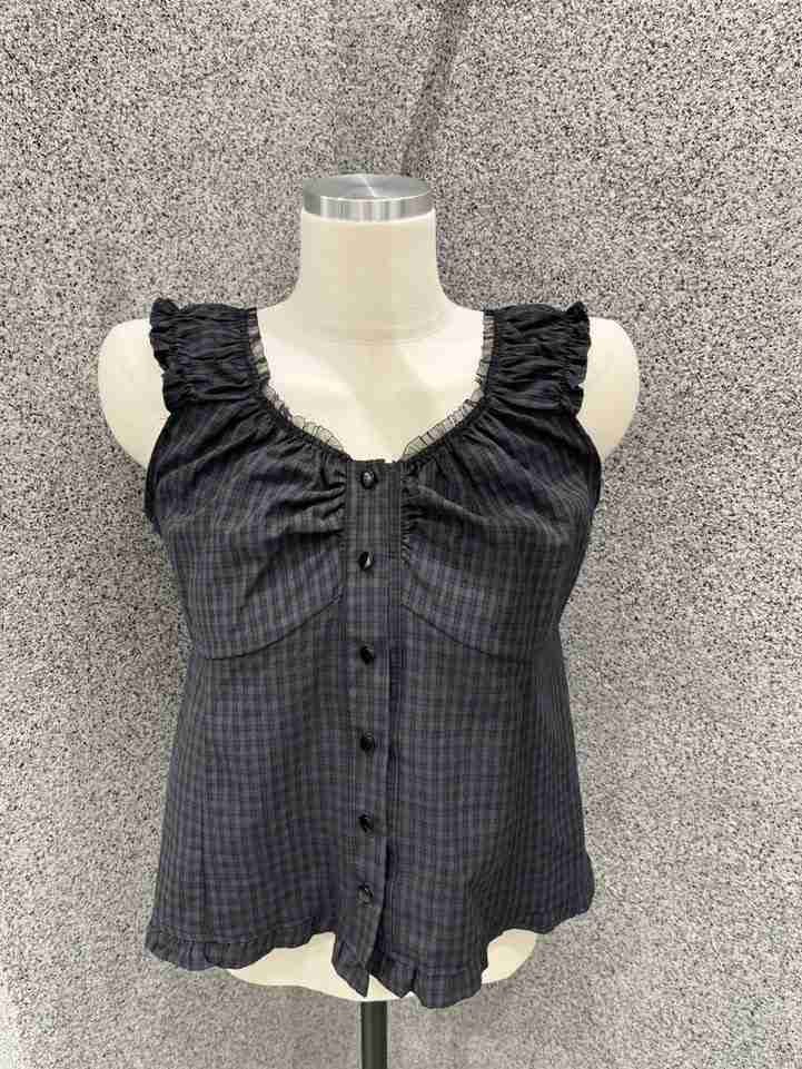 UNA/THE MAY韓國代購女士新款26春夏職業襯衫蕾絲衫雙面THEMAY/UNA襯衫/蕾絲衫