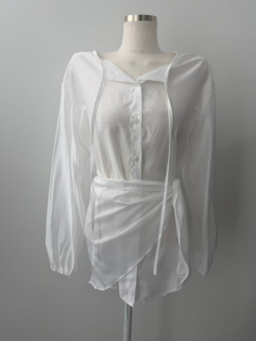 UNA/THE MAY韓國東大門直郵女裝新款推薦襯衫蕾絲衫圍巾THEMAY/UNA襯衫/蕾絲衫