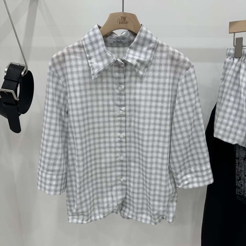 THE VALUE韓國代購女裝新款人氣時尚熱賣休閑襯衫蕾絲衫THE VALUE襯衫/蕾絲衫