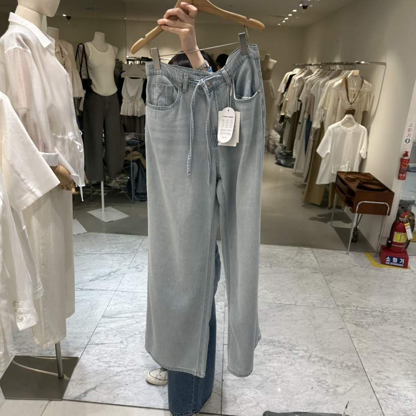 BLUEI-D/N SHARP韓國東大門直郵女裝新品26春夏牛仔褲Blue i-d/N SHARP牛仔褲