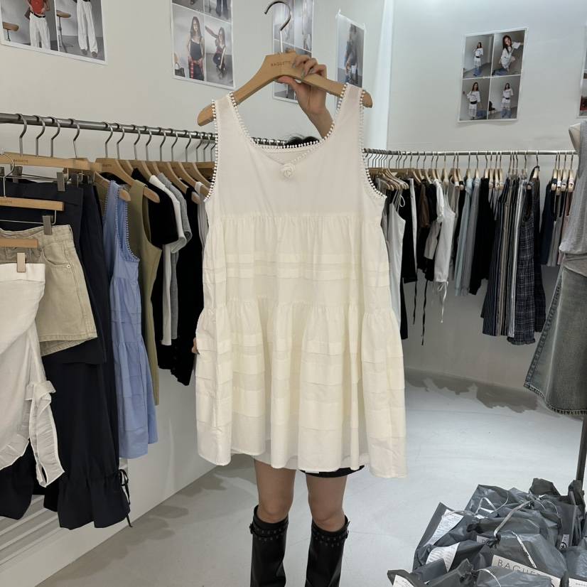 BAGUETTE-P韓國東大門代購女士新款職業連衣裙美利奴羊毛BAGUETTE-P連衣裙