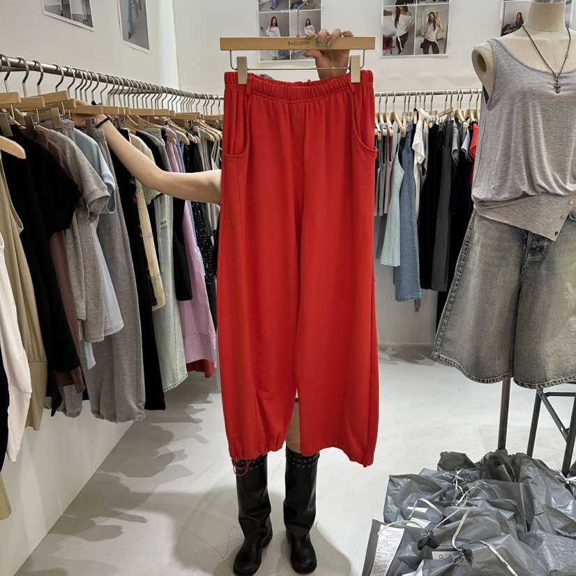 BAGUETTE-P韓國東大門直郵女士新款人氣休閑休閑褲不含腰帶BAGUETTE-P休閑褲