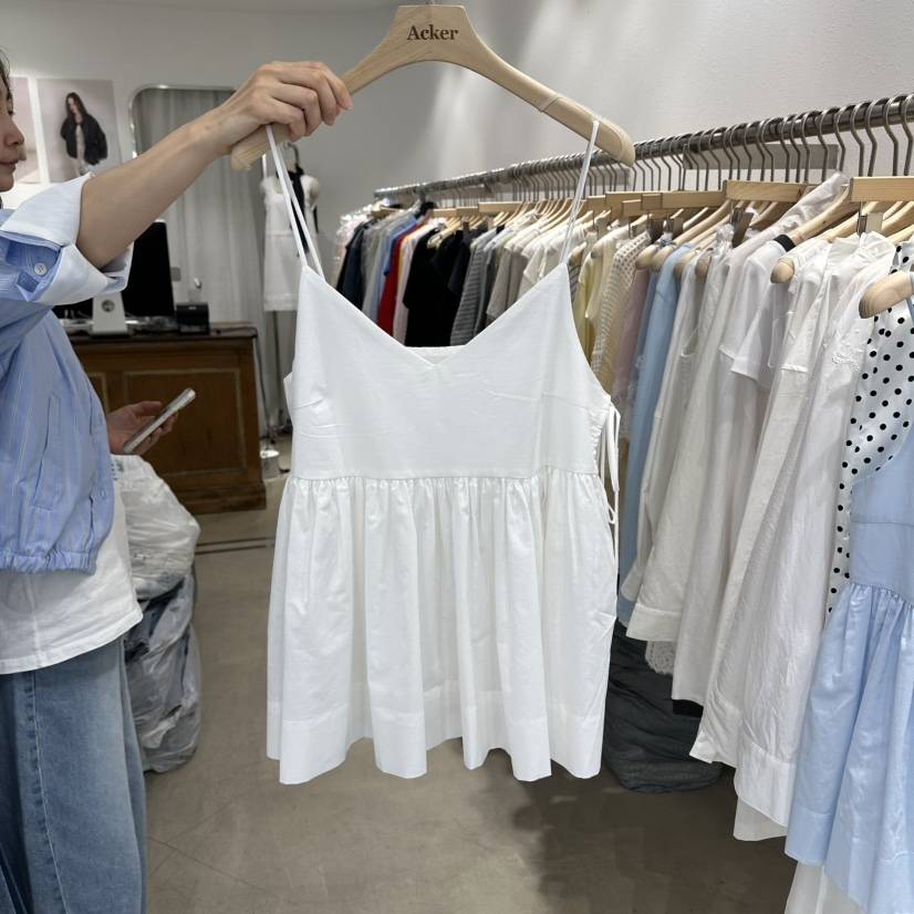 ACKER韓國直郵實拍女士新款26春夏休閑人氣職業吊帶背心絲帶ACKER吊帶/背心