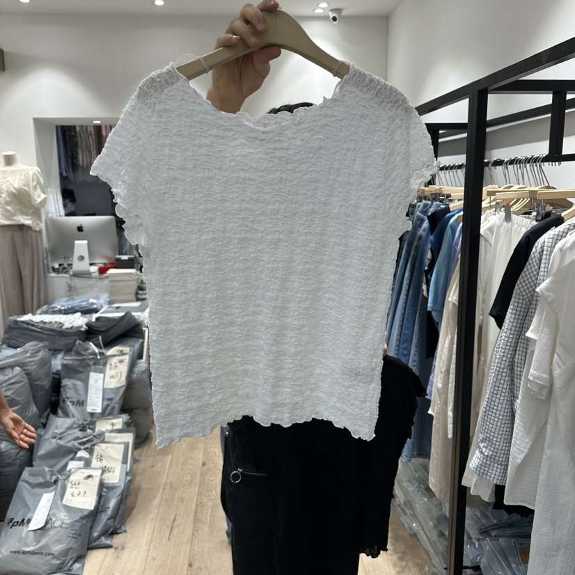 BRUNI/RICOTTA韓國東大門代購女裝新品時尚休閑熱賣職業T恤BRUNI/RICOTTAT恤