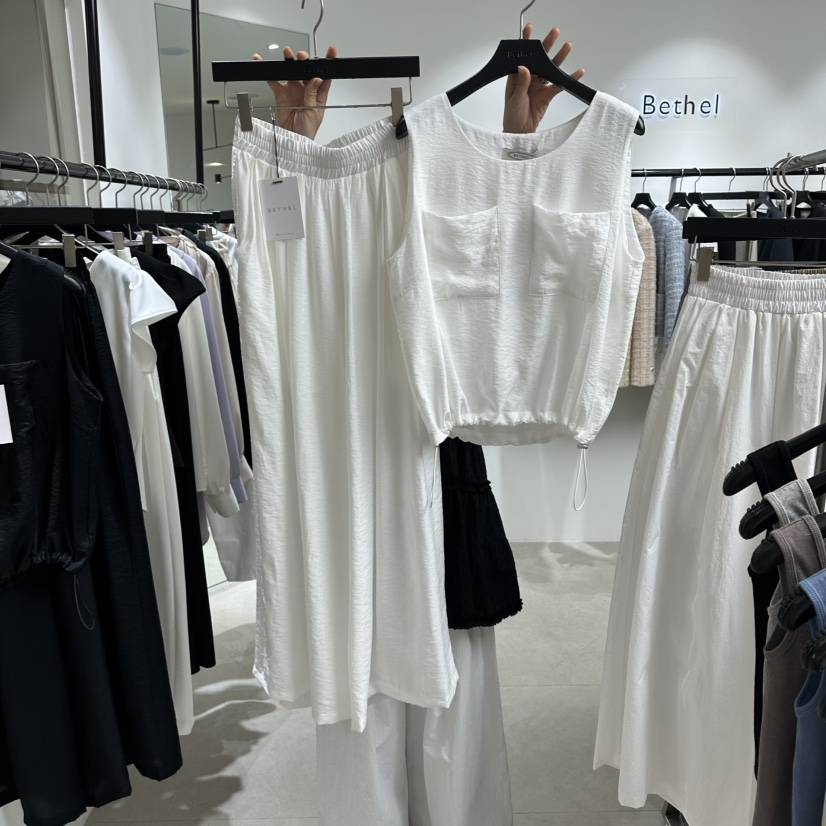 BETHEL韓國東大門直郵女士新品熱賣人氣職業套裝口袋柔軟BETHEL套裝