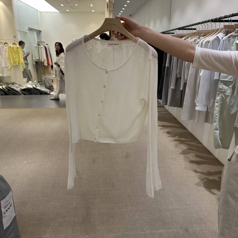 VEGETABLE韓國東大門直郵女裝新品休閑26春夏推薦職業針織衫VEGETABLE針織衫