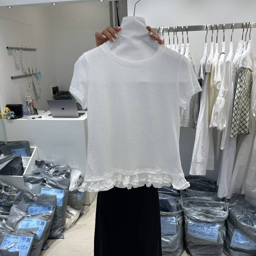 RICH SISTER韓國東大門直郵女士新款熱賣襯衫蕾絲衫蕾絲RICH SISTER襯衫/蕾絲衫