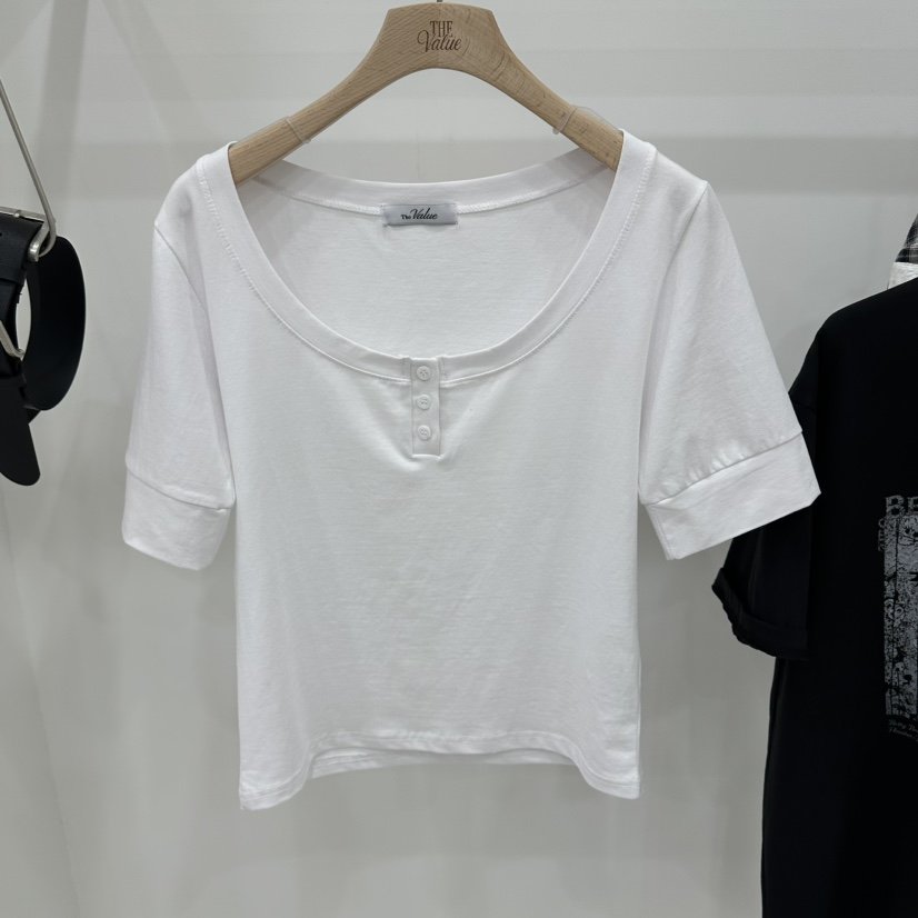 THE VALUE韓國東大門直郵女裝新品熱賣職業人氣26春夏T恤THE VALUET恤