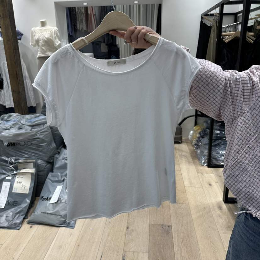 BRUNI/RICOTTA韓國直郵實拍女士新品職業熱賣人氣休閑T恤BRUNI/RICOTTAT恤