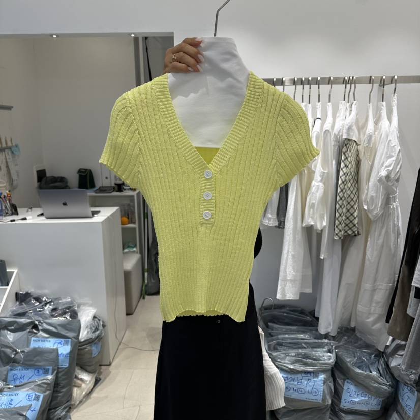 RICH SISTER韓國東大門直郵女裝新品休閑推薦職業熱賣T恤RICH SISTERT恤