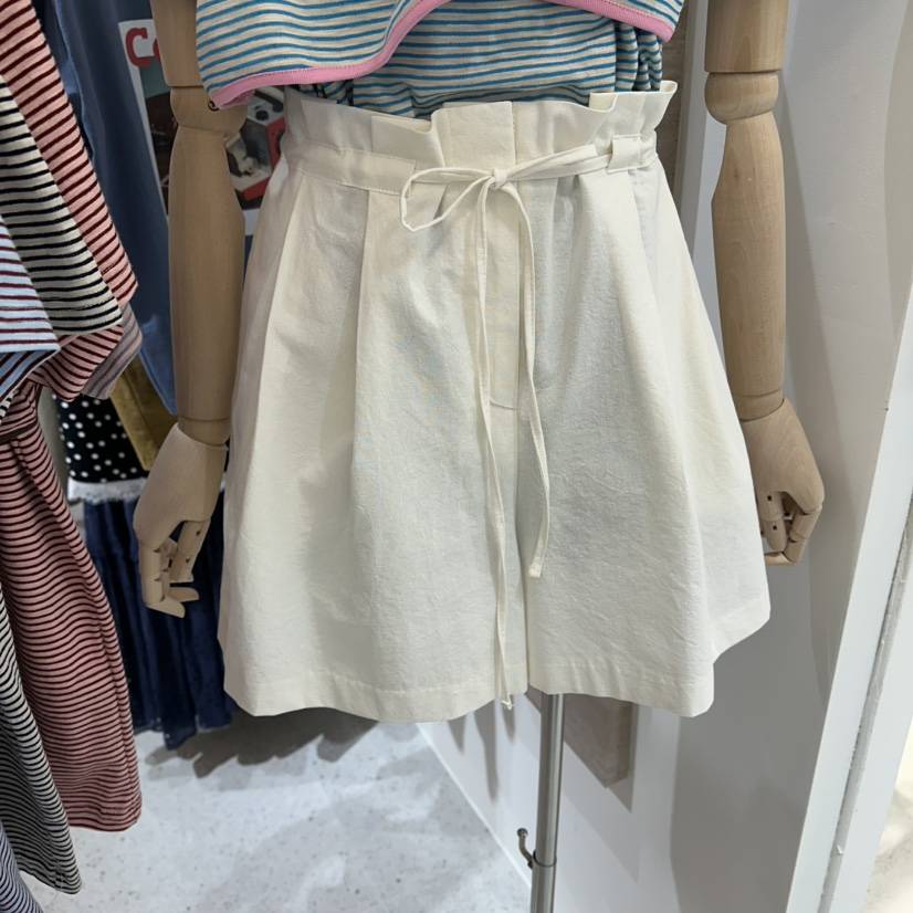 BISHOP/APOINT/3MARCH韓國直郵實拍女士新品人氣短褲亞麻BISHOP/APOINT/3MARCH短褲