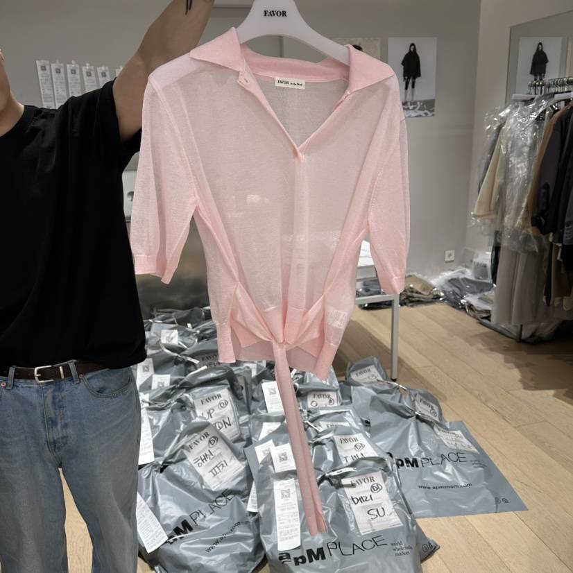 FAVOR-P韓國直郵女士新品26春夏人氣時尚熱賣襯衫蕾絲衫FAVOR-P襯衫/蕾絲衫