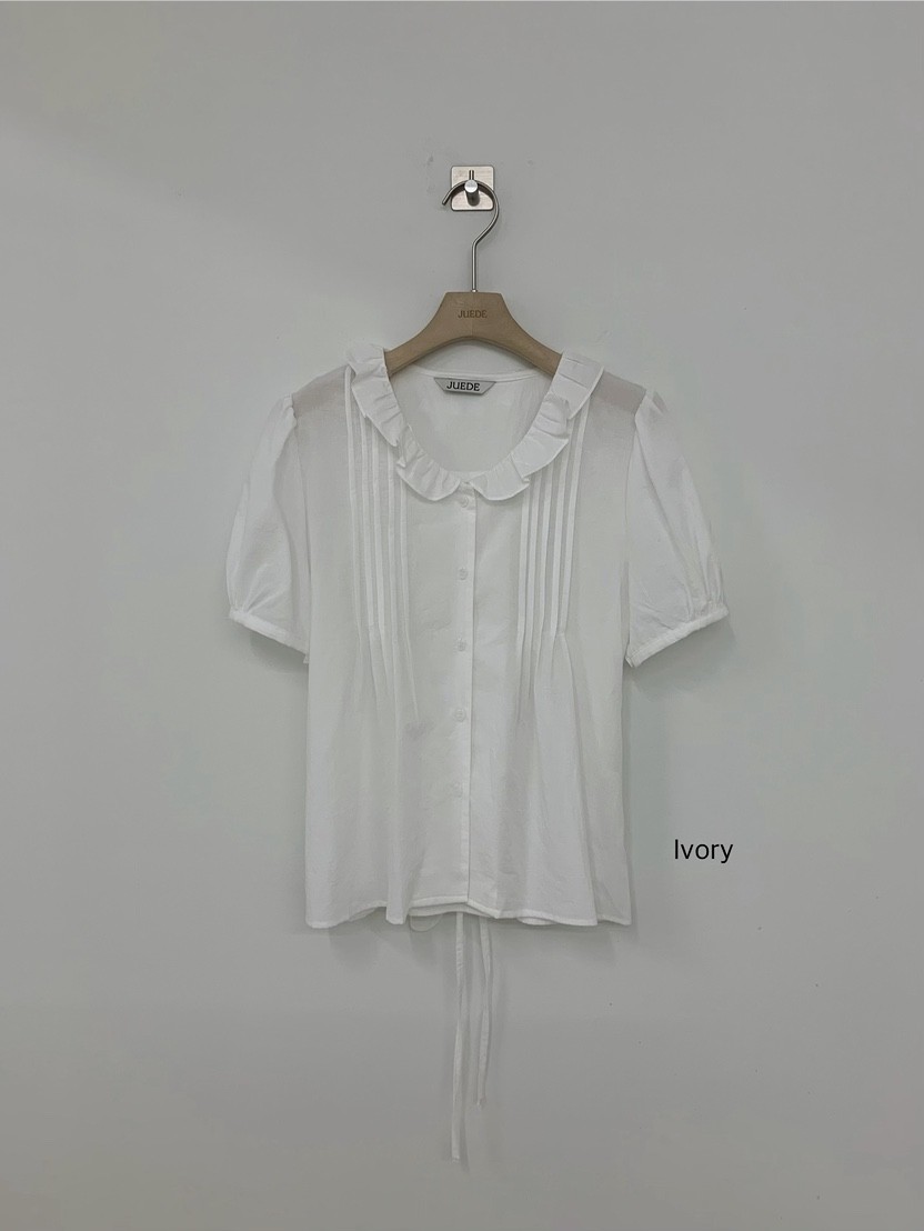 JUEDE韓國直郵女裝新款時尚襯衫蕾絲衫JUEDE襯衫/蕾絲衫