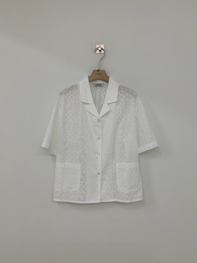 JUEDE韓國直郵女士新款熱賣襯衫蕾絲衫JUEDE襯衫/蕾絲衫