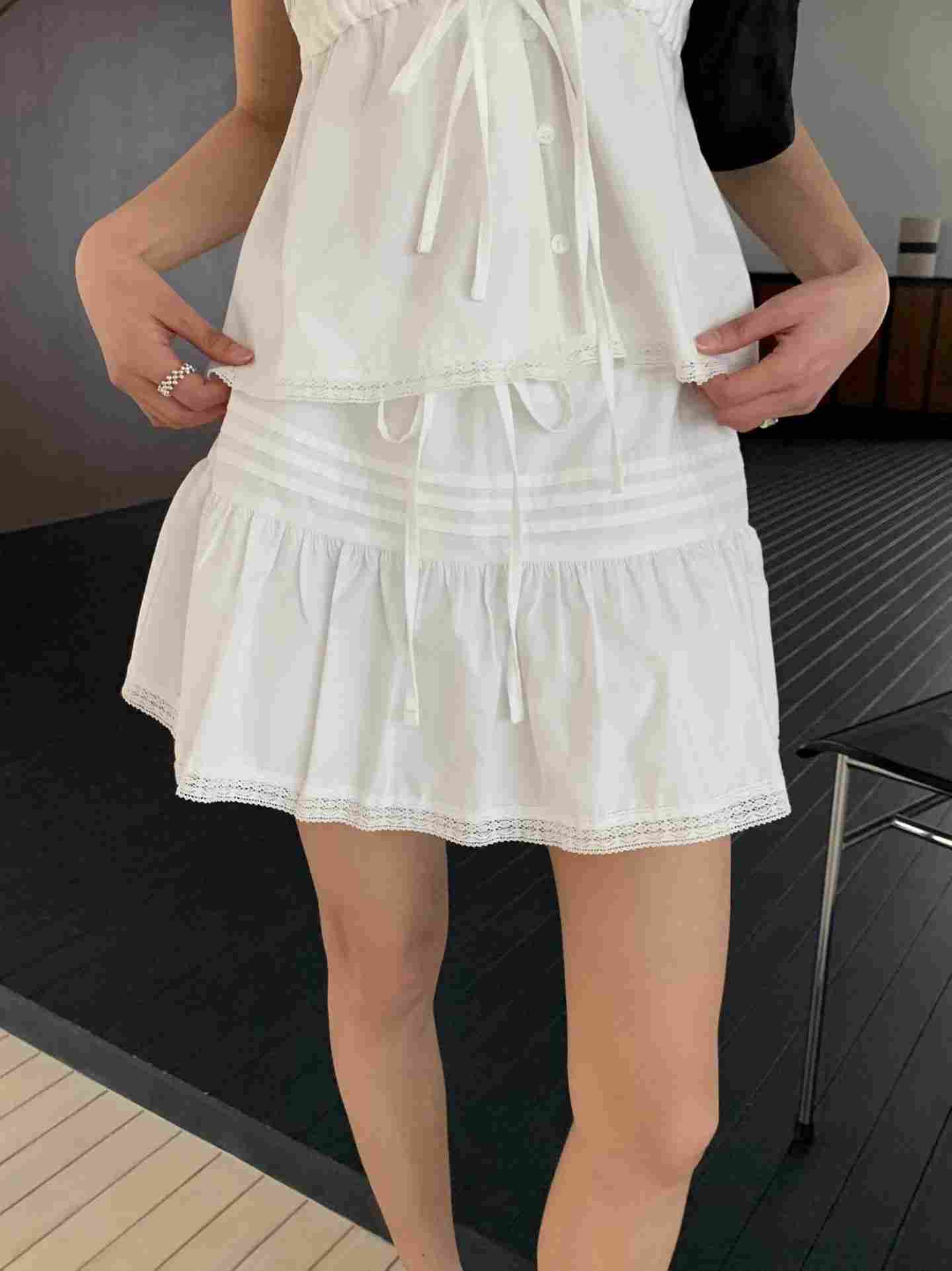 JUNO東大門代購女士新款26春夏人氣休閑時尚推薦熱賣短裙JUNO短裙